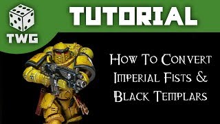 Warhammer Tutorial Converting Primaris Black Templars amp Imperial Fists [upl. by Naillik]