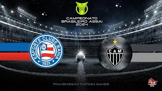 CAMPEONATO BRASILEIRO 2024  BAHIA X ATLÉTICO  MG DOM 1509  1830 HS [upl. by Nailimixam]