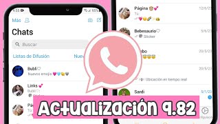 🧸Nueva ACTUALIZACION de WHATSAPP ESTILO IPHONE 🌈 ANTIBANEO 982 ✅ [upl. by Wellesley]