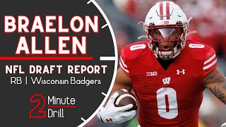 Allen A Days Work  Braelon Allen 2024 NFL Draft Profile amp Scouting Report [upl. by Assirral]