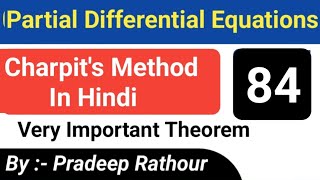 Charpits Method  Charpits Method In Partial Differential Equations  Charpits Method In Hindi [upl. by Harmon]