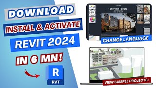 Download Install and Activate Revit 2024 for free l Step by step Tutorial l Explore New Features [upl. by Ynnek424]