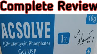 Acsolve gel for acne  acsolve lotion review  acsolve gel for acne reviews  draliusman [upl. by Sullivan]