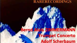 Bernd Alois Zimmermann Trumpet Concerto [upl. by Erhart]