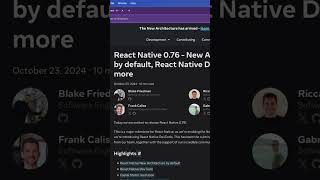 React Native nueva arquitectura [upl. by Shel]