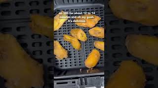 Making Plantains in my Air Fryer using frozen plantains [upl. by Ddat]