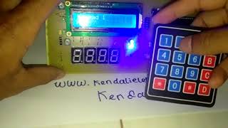 Cara Mengakses Keypad dengan CVAVR ATMEGA [upl. by Asoral115]