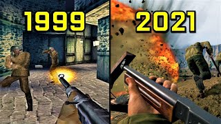 Evolution of Medal of Honor Games 19992021 [upl. by Nnairrek]