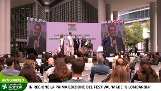 A Milano il Festival del Made in Lombardia [upl. by Niotna]