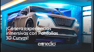 ¡Genera experiencias inmersivas con Pantallas 3D Curvas [upl. by Winonah857]