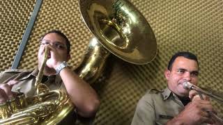 Dobrado Mato Grosso  Sd Freitas Tuba Bb e Sd Célio Trombone [upl. by Aiekal]