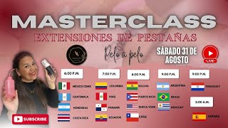 🟡MASTERCLASS GRATUITA PESTAÑAS PELO A PELO💃🏻🌟 [upl. by Leasa958]