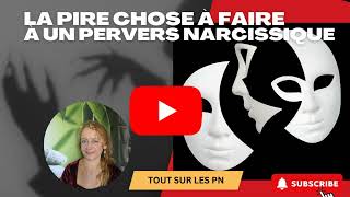 LA PIRE chose à faire à un PERVERS NARCISSIQUE pn narcisme couples relationtoxique amour [upl. by Las]