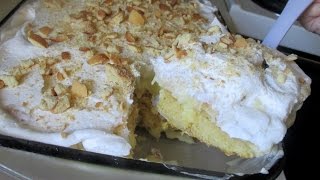 InTheKitchen Banana Pudding Cake [upl. by Calhoun393]