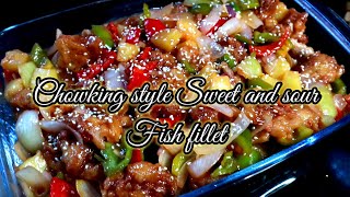 chowking style sweet and sour fish fillet  how to cook sweet and sour fish fillet easy food recipe [upl. by Rutledge804]