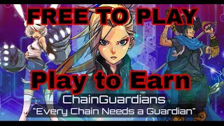 Chain Guardian New NFT Game Play To EarnFree to Play 72421 Tagalog [upl. by Neellek106]