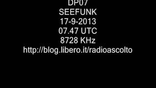 DP07 SEEFUNK 8728 KHz [upl. by Retsev]