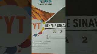 yayın denizi tyt deneme sınavı soruları ve yaptığım net [upl. by Ryder]