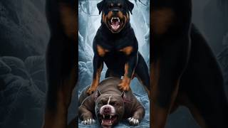 Rottweiler vs other dog fight German shepherdpitbul black tiger Battle [upl. by Roehm]