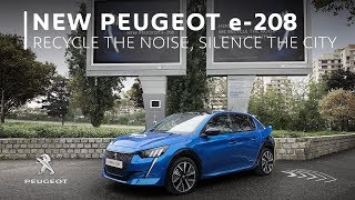 Peugeot 208  Recycle the noise silence the city [upl. by Heyman]