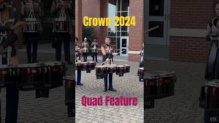 Carolina Crown 2024 Quads are INSANE [upl. by Alyar]