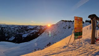 SkiWelt Zonsopgang 27 december 2023 [upl. by Alderman340]