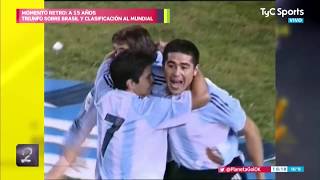 Argentina vs Brasil Eliminatorias Alemania 2006  Especial Planeta Gol [upl. by Hyrup27]