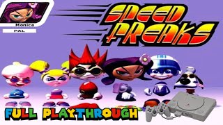 Speed Freaks PS1  Full Tournament Playthrough [upl. by Nytsirhc]