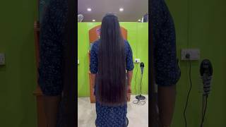 Classic Straight Haircut amp Deeply nourished the long Hair by Hair Spa [upl. by Sorrows6]