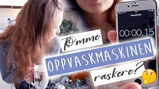 TEST  TØM OPPVASKMASKINEN RASKT [upl. by Yobybab]