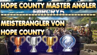 Far Cry 5  Hope County Master Angler  Trophy  Achievement Guide [upl. by Yebba]