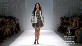 VIVIENNE TAM MERCEDESBENZ FASHION WEEK SPRING 2014 COLLECTIONS [upl. by Terza409]