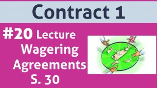 Indian Contract Act 1872 Wagering Agreement S30 [upl. by Danna]