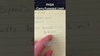 How the Carry Forward Limits work in the FHSA account [upl. by Toffic]