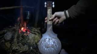 Bushcraft  Trying a new hammock setup practicing fire skills and playing the Ukulele [upl. by Llirpa]