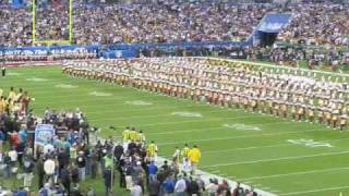 BethuneCookman Band at Super Bowl 43 [upl. by Onibag547]