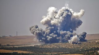 Syria Russia resume bombing campaign in Deraa [upl. by Notsla]