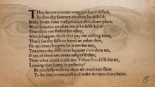 Shakespeares Sonnet No 6  Reading and Analysis [upl. by Hennie]