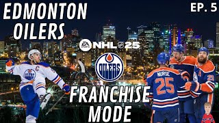 DRAISAITL ÉCHANGÉ   EDMONTON OILERS  5  FRANCHISE MODE  NHL 25 QCFR [upl. by Ramar726]