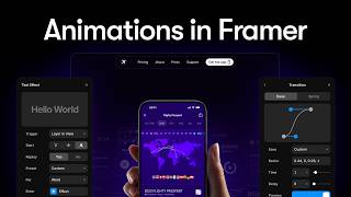 Framer Animations Beautiful Things Happen [upl. by Christabella]