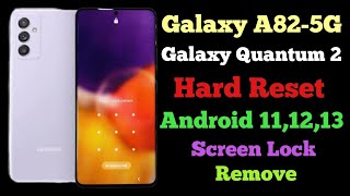 Galaxy A825G hard reset  Galaxy Quantum 2 factory reset Android 111213 [upl. by Attelrac]