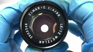 ★SOLD★ 241002000917  Leica leitz wetzlar ELMARC 90mm F4 [upl. by Walford]