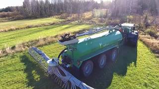 Agronic 20m³ HXA Slurry Tanker Liquid Manure Tanker equipped with 15m Trailing Shoe Injector [upl. by Doyle]