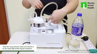 How to operate a Phlegm Suction Pump [upl. by Haidabej926]