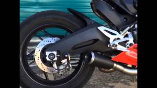 Ducati panigale 899 CRT exhaust by SCProject [upl. by Hanima451]