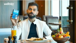 Virat Kohli  Wellman Ads  Tablet [upl. by Westhead]