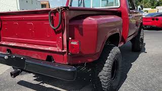 1981 Ford F150 Stepside Ranger Lariat 4x4 Manual Transmission Lifted for sale at Holiday Motors [upl. by Custer]