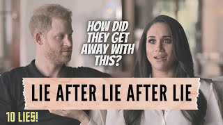 10 CRAZY Lies Prince Harry amp Meghan Markle Said on Netflix [upl. by Covell]