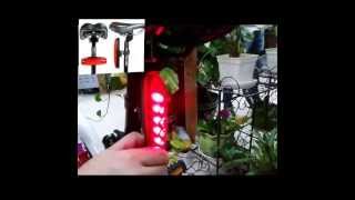 How to install 5 LED Bike Rear Tail Lamp Light for Cycling Bicycle [upl. by Outhe945]