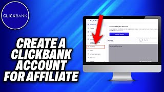 How To Create A Clickbank Account For Affiliate 2024  Easy Fix [upl. by Gabrielson38]